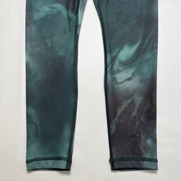 Athleta Elation Printed 7/8 Tight SIZE XXS Marine Green Tie Dye Leggings - Picture 9 of 10
